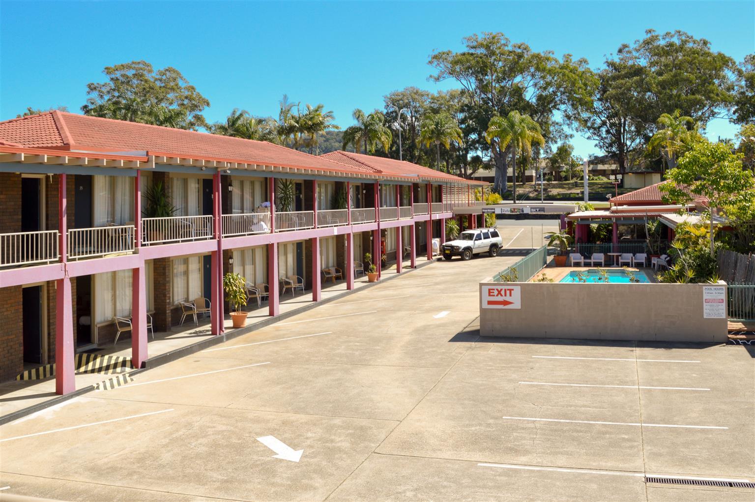 Zebra Motel Coffs Harbour Exteriör bild